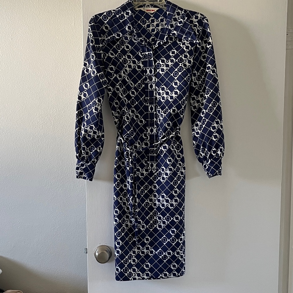 Country Miss Navy & White Dress